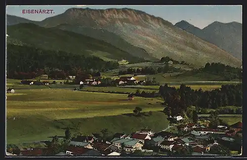 AK Eisenärzt, Teilansicht mit Bergen