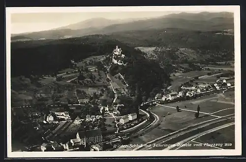 AK Lörrach-Tumringen, Rötder-Schloss, Fliegeraufnahme