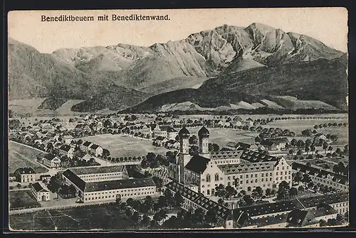 AK Benediktbeuern, Kloster mit Benediktenwand