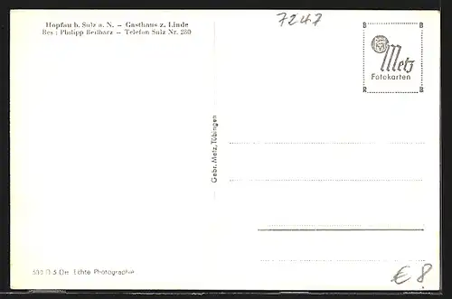 AK Hopfau b. Sulz a. N., Teilansicht