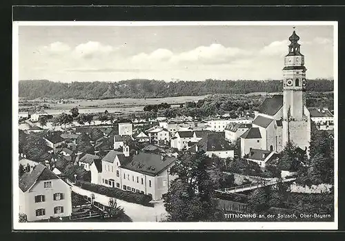 AK Tittmoning an der Salzach, Ortspanorama