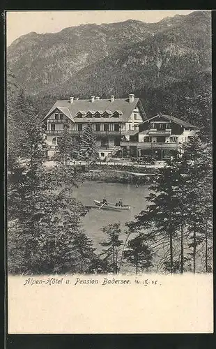 AK Badersee, Alpen-Hotel u Pension