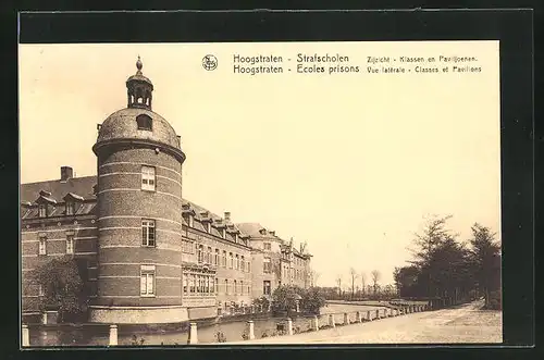 AK Hoogstraten, Strafscholen, Zijzicht-Klassen en Paviljoenen, Teilansicht vom Gefängnis