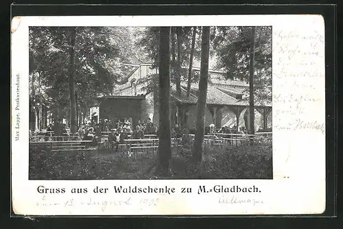 AK M. Gladbach, Gasthaus Waldschenke