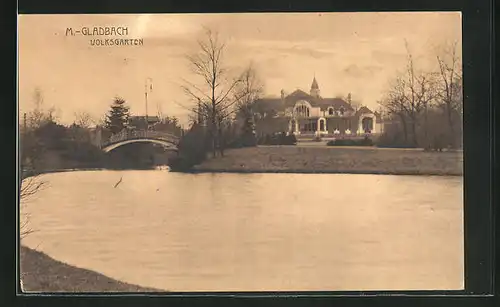 AK Mönchengladbach, Idyll im Volksgarten