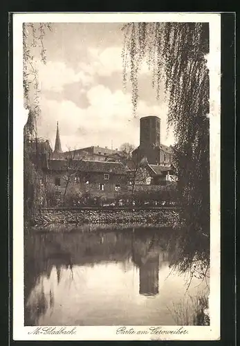 AK M.-Gladbach, Partie am Geroweiher