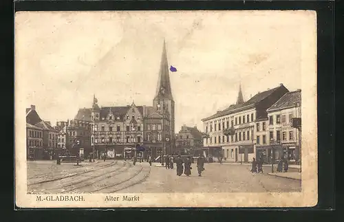 AK M.-Gladbach, Alter Markt