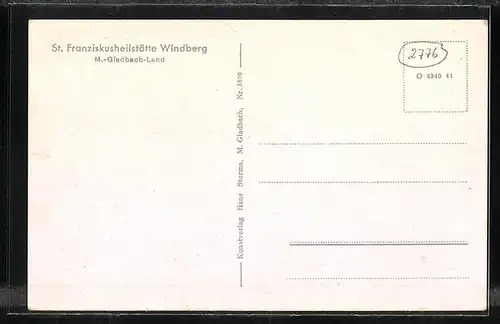 AK M.-Gladbach-Land, St. Franziskusheilstätte Windberg