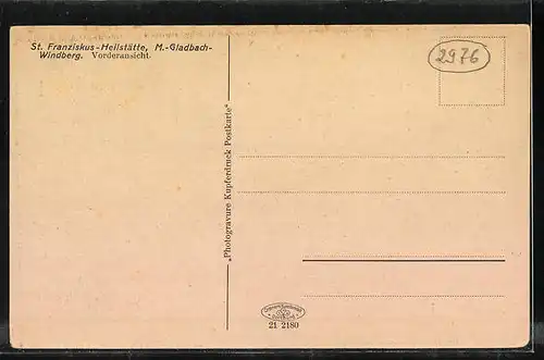 AK M.-Gladbach-Windberg, St. Franziskus-Heilstätte