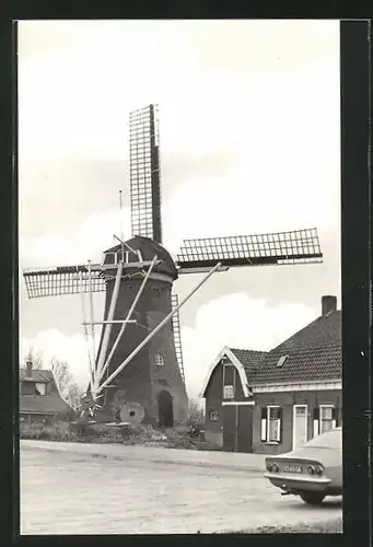 AK Abbenbroek, Ortspartie an der Windmühle