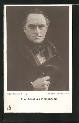 AK Schauspieler Olaf Fönss als Homunculus