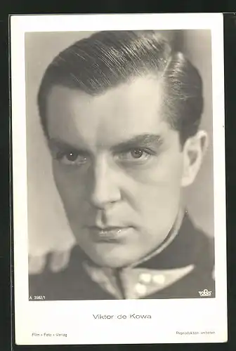 AK Schauspieler Viktor de Kowa in Uniform