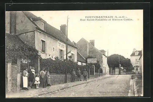 AK Pontchartrain, Rue Saint-Frédéric et Maison Cottin