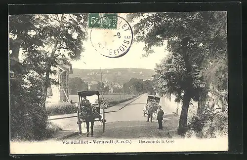 AK Vernouillet-Verneuil, Descente de la Gare