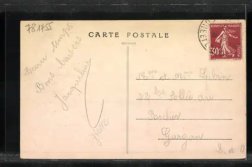 AK Mermeray, Moulin - Un coin du Parc