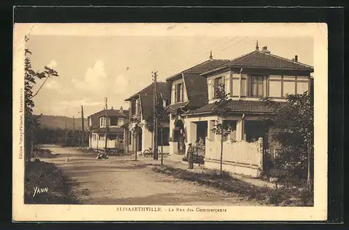 AK Elisabethville, La Rue des Commercants
