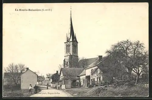 AK La Haute-Boissiére, Blick zur Kirche