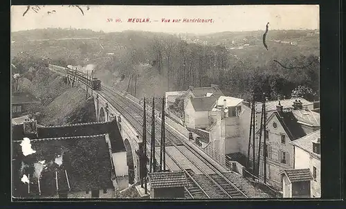 AK Meulan, Vue sur Hardricourt