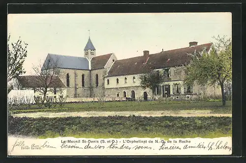 AK Mesnil-St.Denis, L'Orphelinat de N.-D. de la Roche
