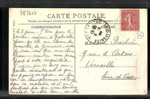 AK Mesnil-St.Denis, L'Orphelinat de N.-D. de la Roche