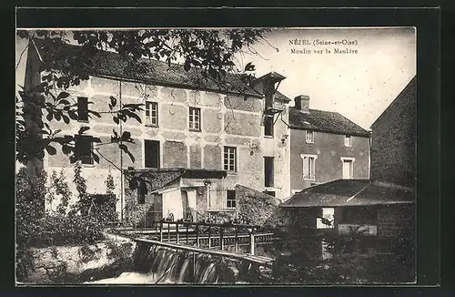 AK Nézel, Moulin sur la Mauldre