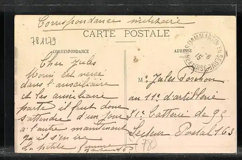 AK Dammartin-en-Serve, Eglise et Mairie