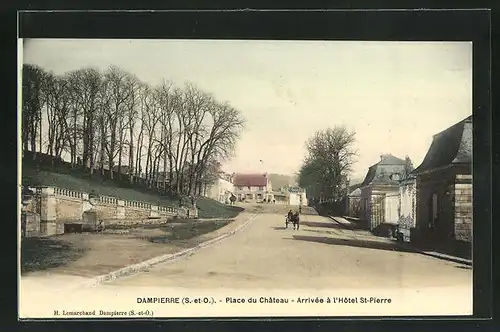 AK Dempierre, Place du Château, Arivée á l`Hôtel St-Pierre