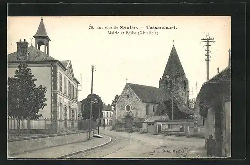 AK Tessancourt, Mariei et Eglise