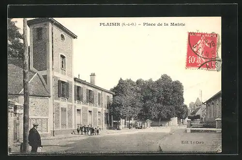 AK Plaisir, Place de la Mairie