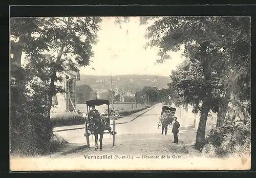 AK Vernouillet, Déscente de la Gare