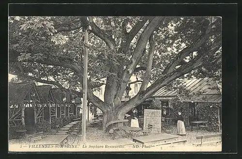 AK Villennes-sur-Seine, Le Sophora Restaurant