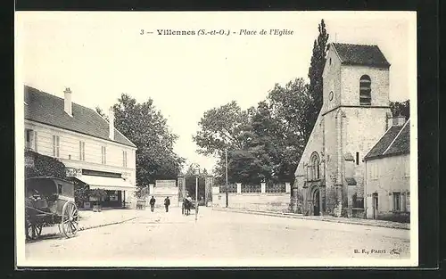 AK Villennes, Place de l`Eglise