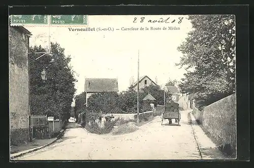 AK Vernouillet, Carrefour de la Route de Médan