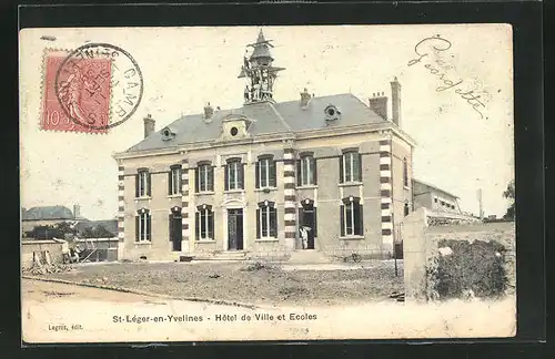 AK St-Léger-en-Yvelines, Hotel de Ville et Ecoles