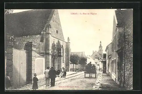 AK Limay, La Rue de l`Eglise