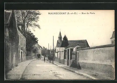 AK Maurecourt, Rue de Paris