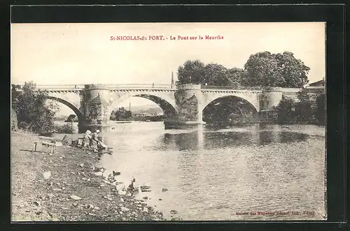 AK St-Nicolas-du-Port, Le Pont sur la Meurthe