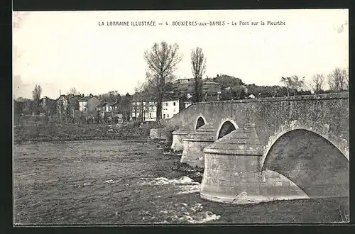 AK Bouxiéres-aux-Dames, le Pont sur la Meurthe