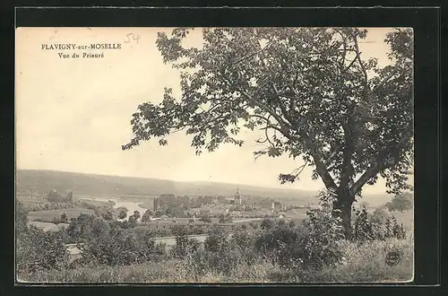 AK Flavigny-sur-Moselle, Vue du Prieuré