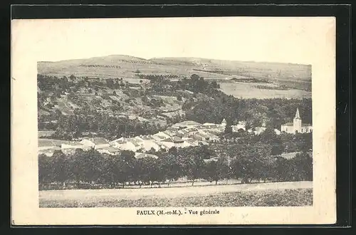 AK Faulx, Vue générale, Ortsansicht mit Umgebung
