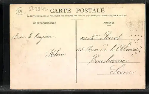 AK Toul, La Moselle devant Gondreville