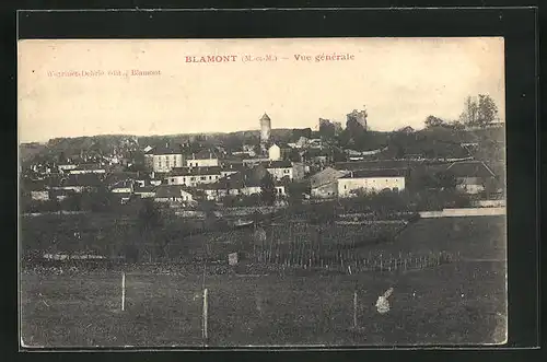 AK Blamont, Vue générale, Totalansicht