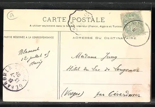 AK Blamont, Vue panoramique, Gesamtansicht