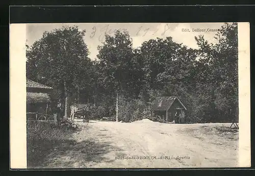 AK Bois-de-la-Reine, Gourbis, Strassenpartie