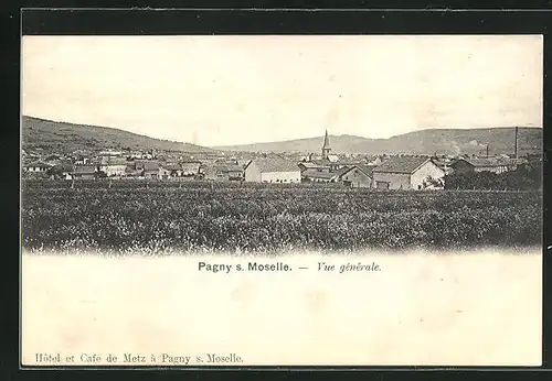 AK Pagny-sur-Moselle, Vue générale, Gesamtansicht des Ortes