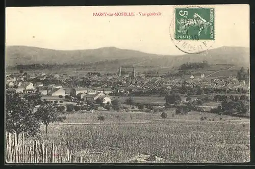 AK Pagny-sur-Moselle, Vue générale, Gesamtansicht des Ortes