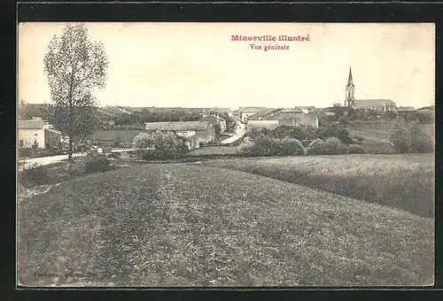 AK Minorville, Vue générale, Totalansicht