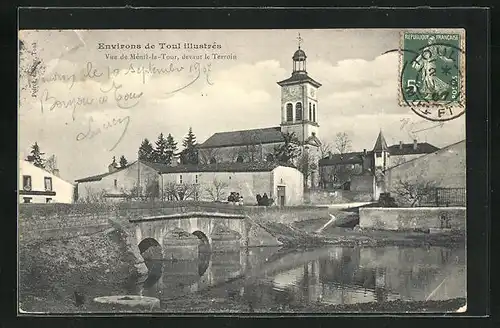 AK Ménil-la-Tour, Blick nach Kirche