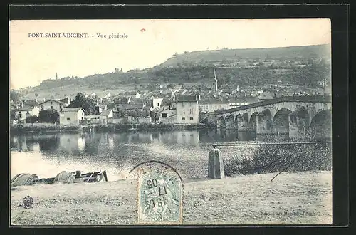 AK Pont-Saint-Vincent, Vue générale