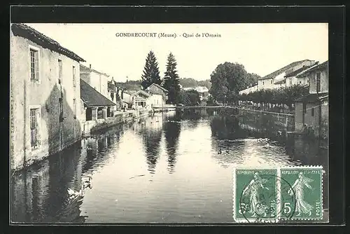 AK Gondrecourt, Quai de l`Ornain